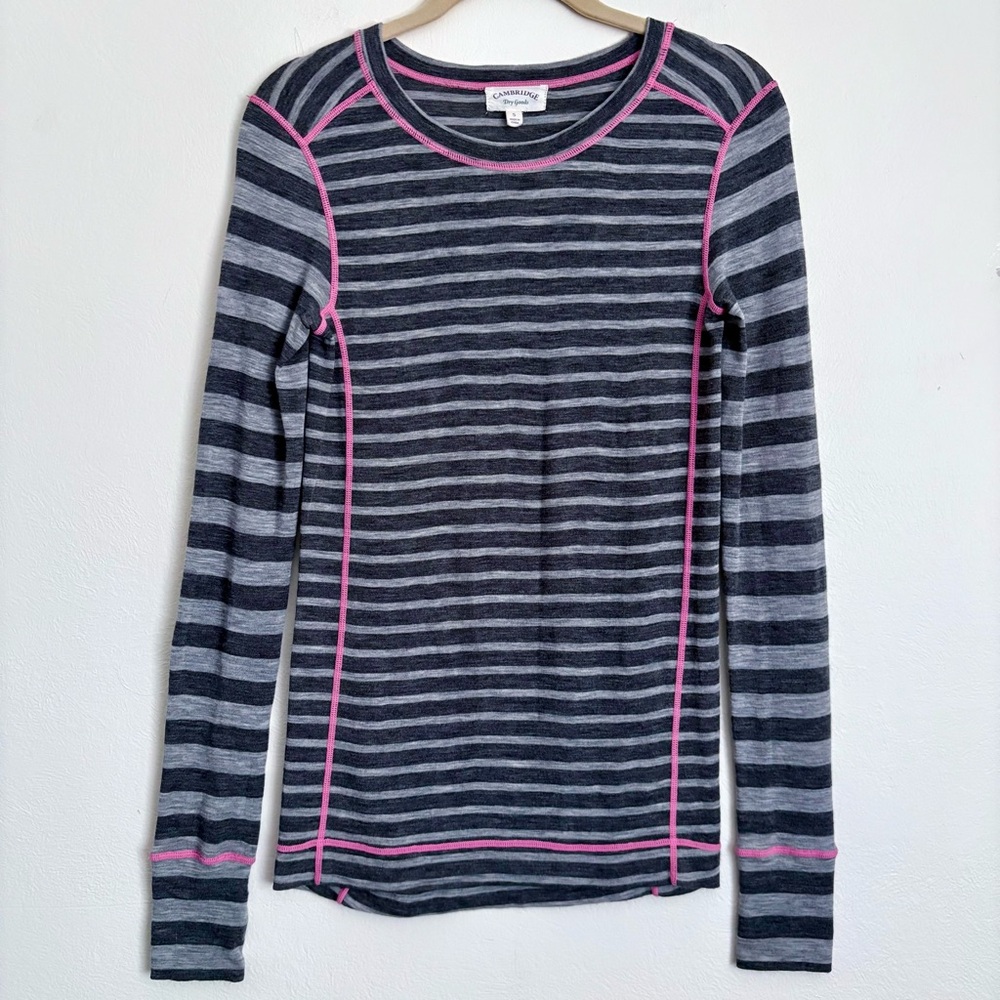 Cambridge Dry Goods 100% Merino Wool BaseLayer Pullover Sweater Top Sz S RN75343